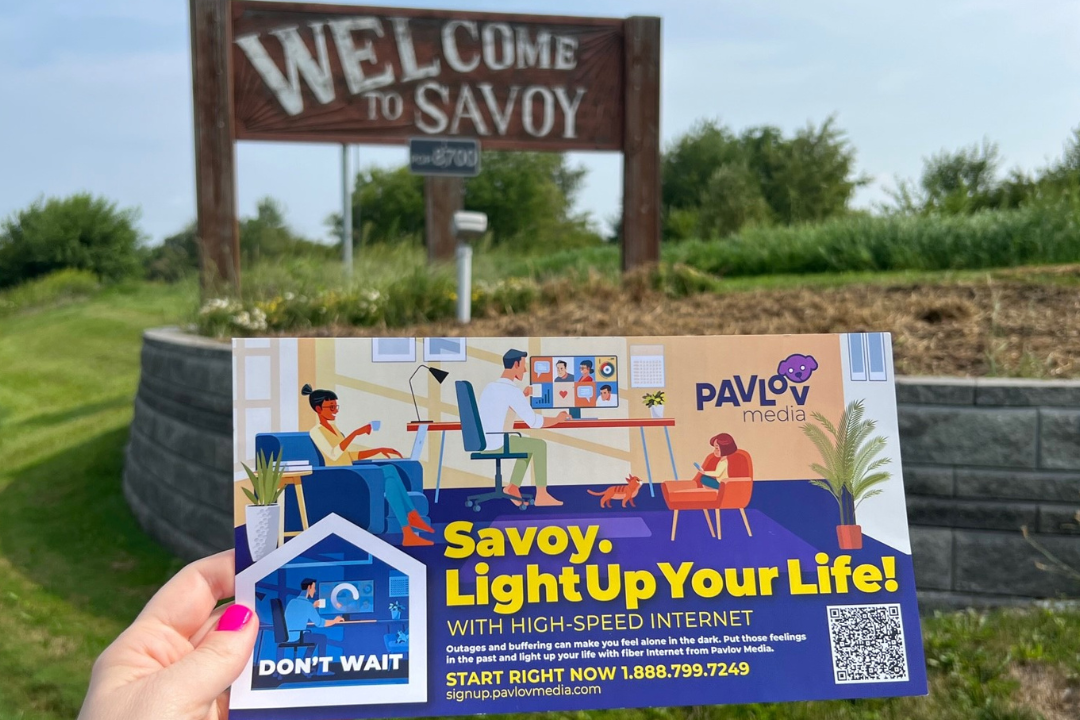 Pavlov Media’s Fiber-Optic Footprint in Savoy, IL Continues to Grow