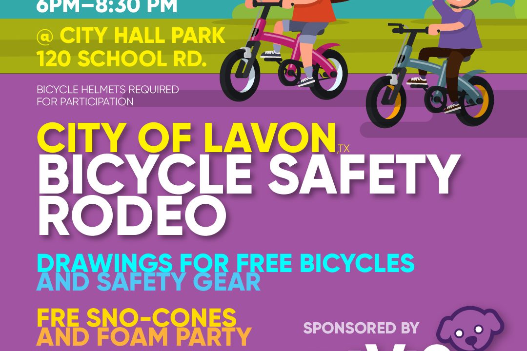 Pavlov Media puts safety first with sponsoring the Lavon Bike Safety Rodeo