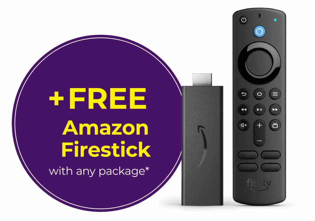 +Free Amazon Firestick with any package